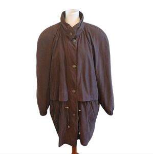 Vintage American Bazaar Women's Winter/Rain Coat size 2X Trench Coat